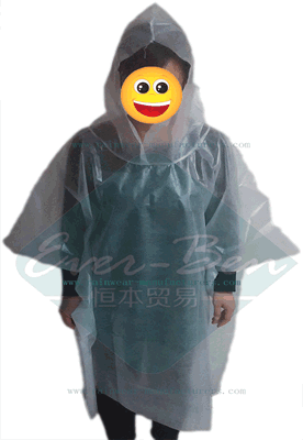 Promotional non-woven raincape manufactory